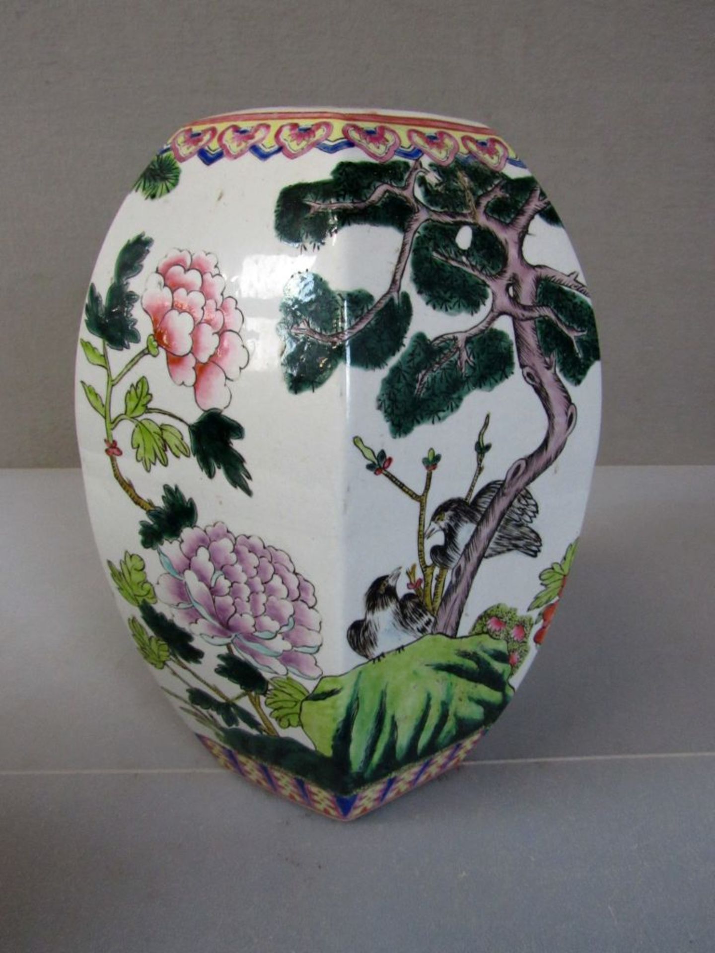 Asiatische Vase gemarkt 32cm - Bild 3 aus 8