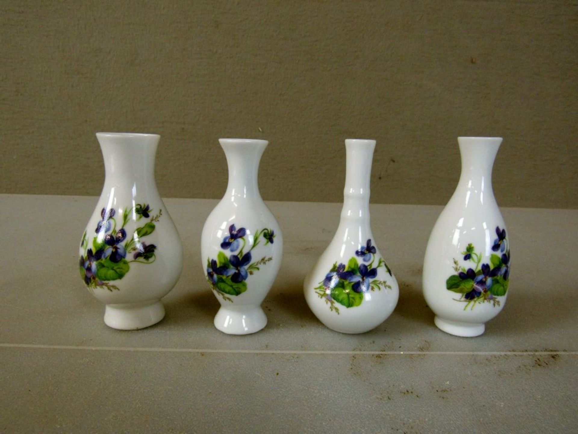 Vier Vasen klein Saxonie