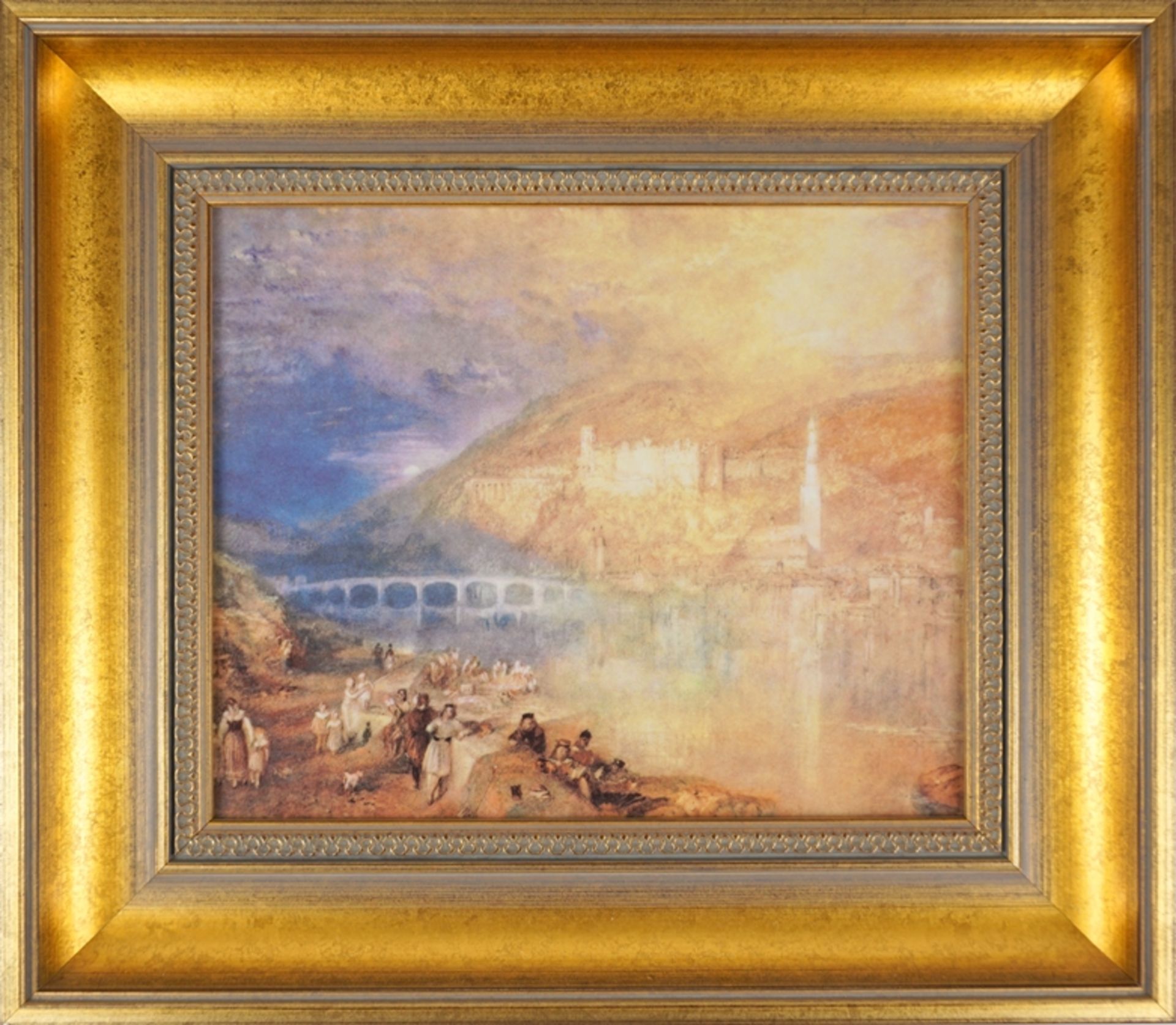 4 Bilder auf Porzellan, nach William Turner (1775-1851), Königlich pr.Tettau Porzellan für ars mund - Bild 3 aus 5