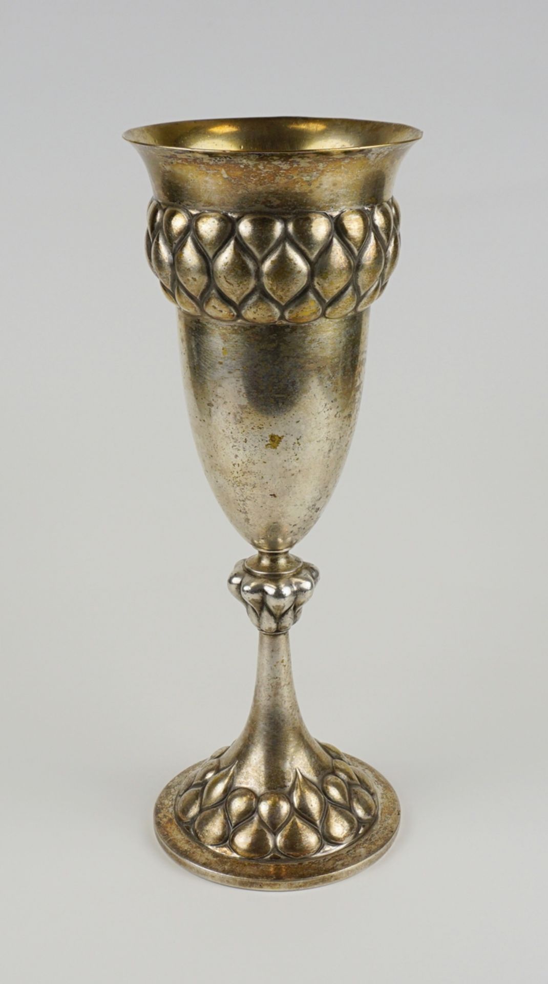 Pokal, datiert 1937, Württembergische Metallwarenfabrik/ WMF, versilbert, H.28,5cm - Bild 2 aus 3