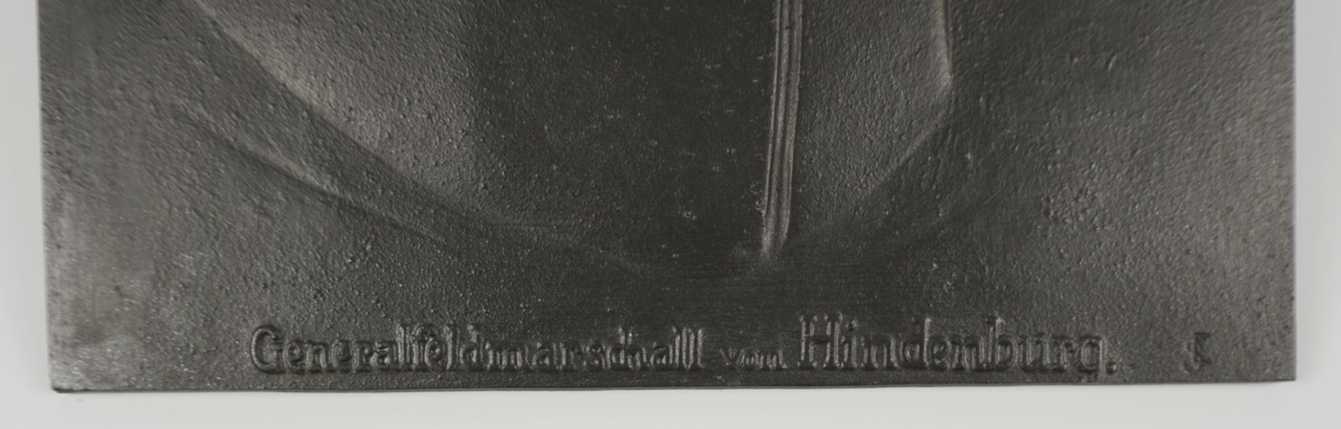 Gusseisenplatte "Generalfeldmarschall Hindenburg", WK I - Bild 2 aus 5