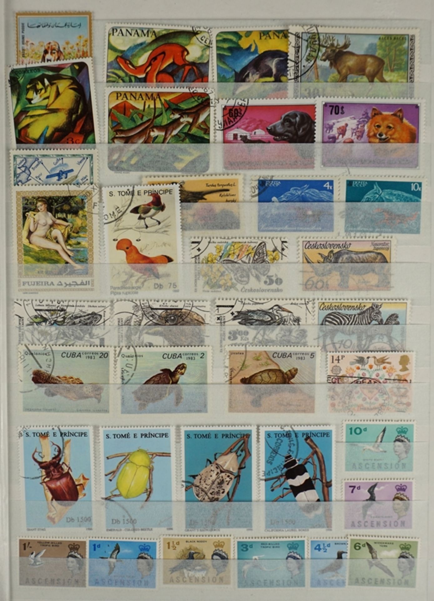 Sammlung von ca. 2.300 Briefmarken alle Welt, unterschiedliche Motive, im Steckalbum - Image 4 of 5