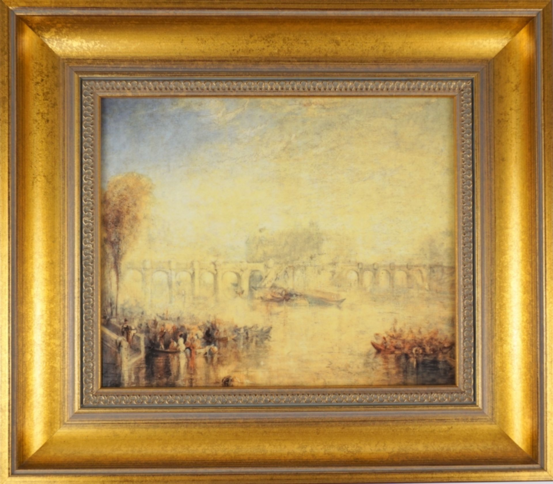 4 Bilder auf Porzellan, nach William Turner (1775-1851), Königlich pr.Tettau Porzellan für ars mund - Bild 2 aus 5