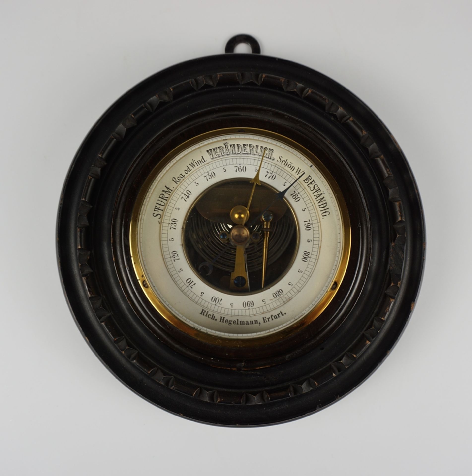 Barometer, Richard Hegelmann, Erfurt, um 1900
