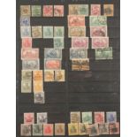 Deutsches Reich, 1889-1920, 50 Briefmarken, gestempelt