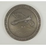 Versilberte Bronzemedaille 1936, Jubiläums-Sternflug zum Cannstatter Wasen