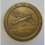 Versilberte Bronzemedaille 1936, Jubiläums-Sternflug zum Cannstatter Wasen