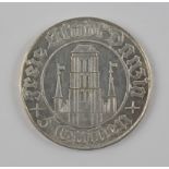 5 Gulden 1932, Freie Stadt Danzig, Marienkirche, 500er Silber