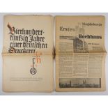 2 Zeitschriften-Sonderausgaben "Magdeburgs Erstes Hochhaus" und "450 Faber-Verlag", 1930er Jahre
