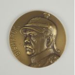 Bronzemedaille 1905, A. Werner & Söhne, Berlin, Otto von Bismarck, auf den 90. Geburtstag - 1. Apri