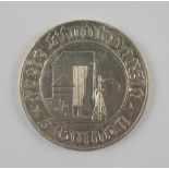 5 Gulden 1932, Freie Stadt Danzig, Krantor, 500er Silber