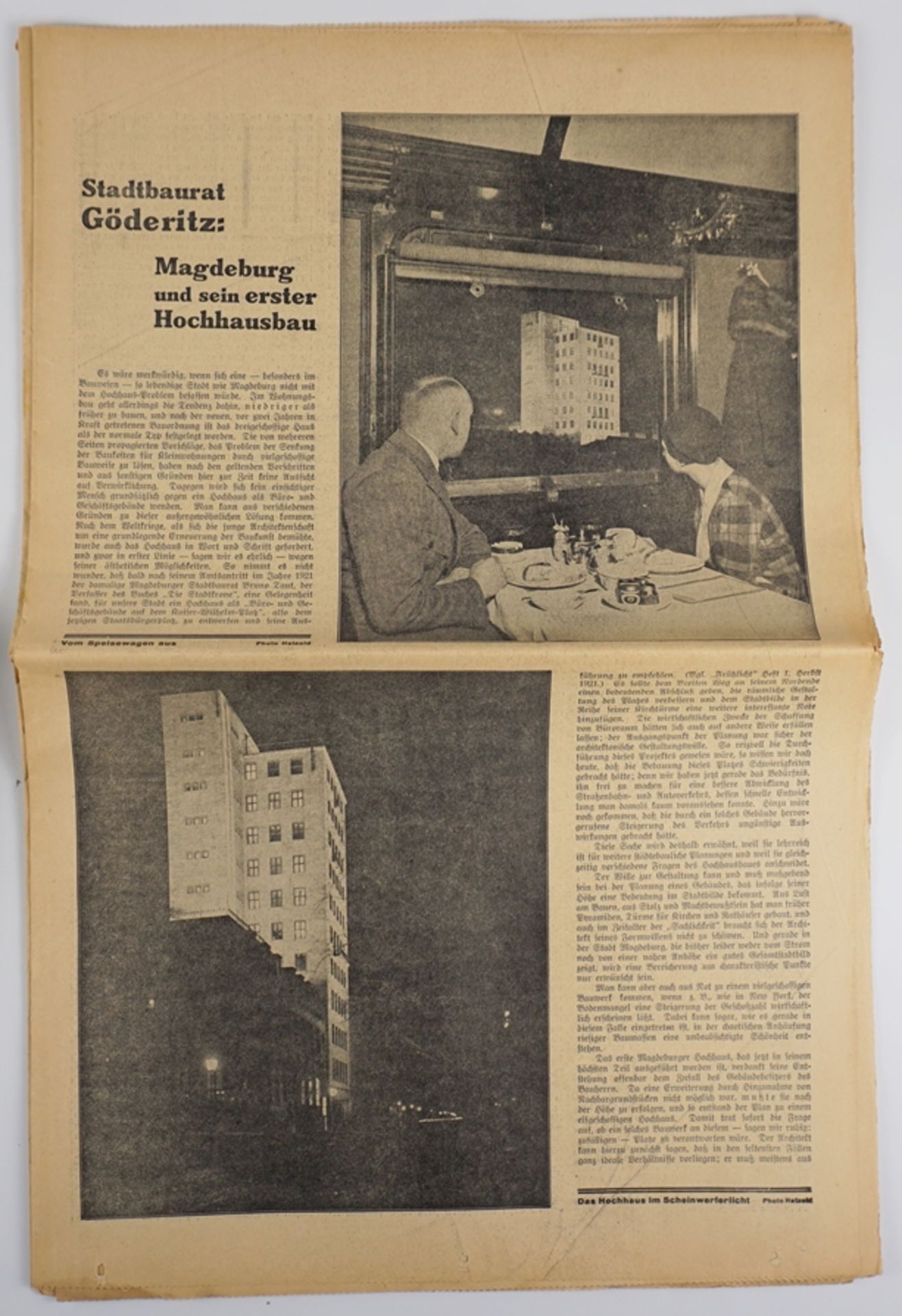 2 Zeitschriften-Sonderausgaben "Magdeburgs Erstes Hochhaus" und  "450 Faber-Verlag", 1930er Jahre - Bild 2 aus 3