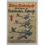 Adler-Liederheft, Feldausgabe des Liederbuches der Luftwaffe