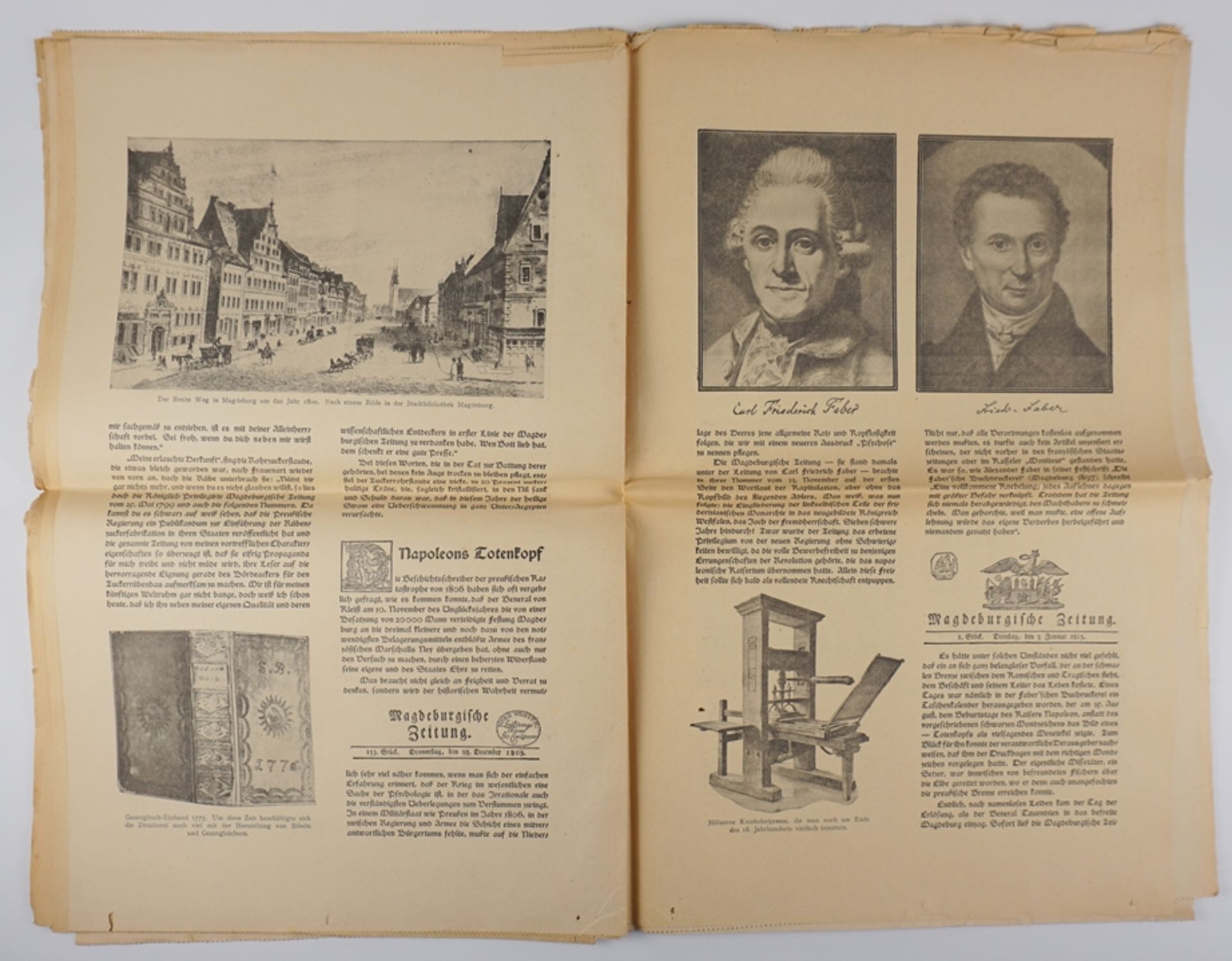 2 Zeitschriften-Sonderausgaben "Magdeburgs Erstes Hochhaus" und  "450 Faber-Verlag", 1930er Jahre - Bild 3 aus 3