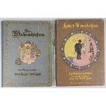 2 Kinderbücher - Wintermärchen, Adolf Holst und Ernst Kutzer, 1920er Jahre