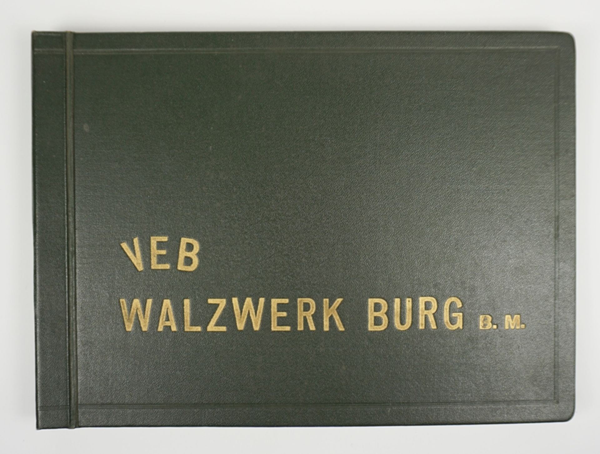 Fotoalbum "VEB Walzwerk Burg", 1950er Jahre