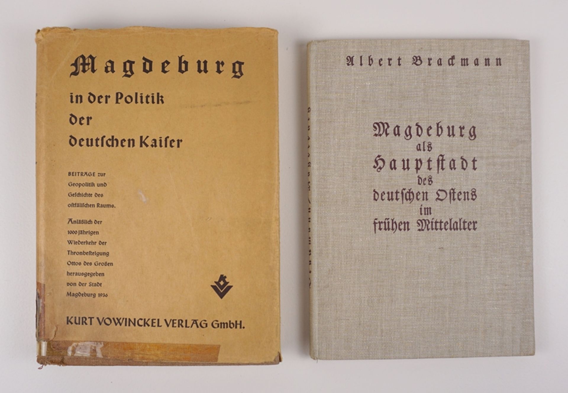 2x Literatur zur Geschichte Magdeburgs 