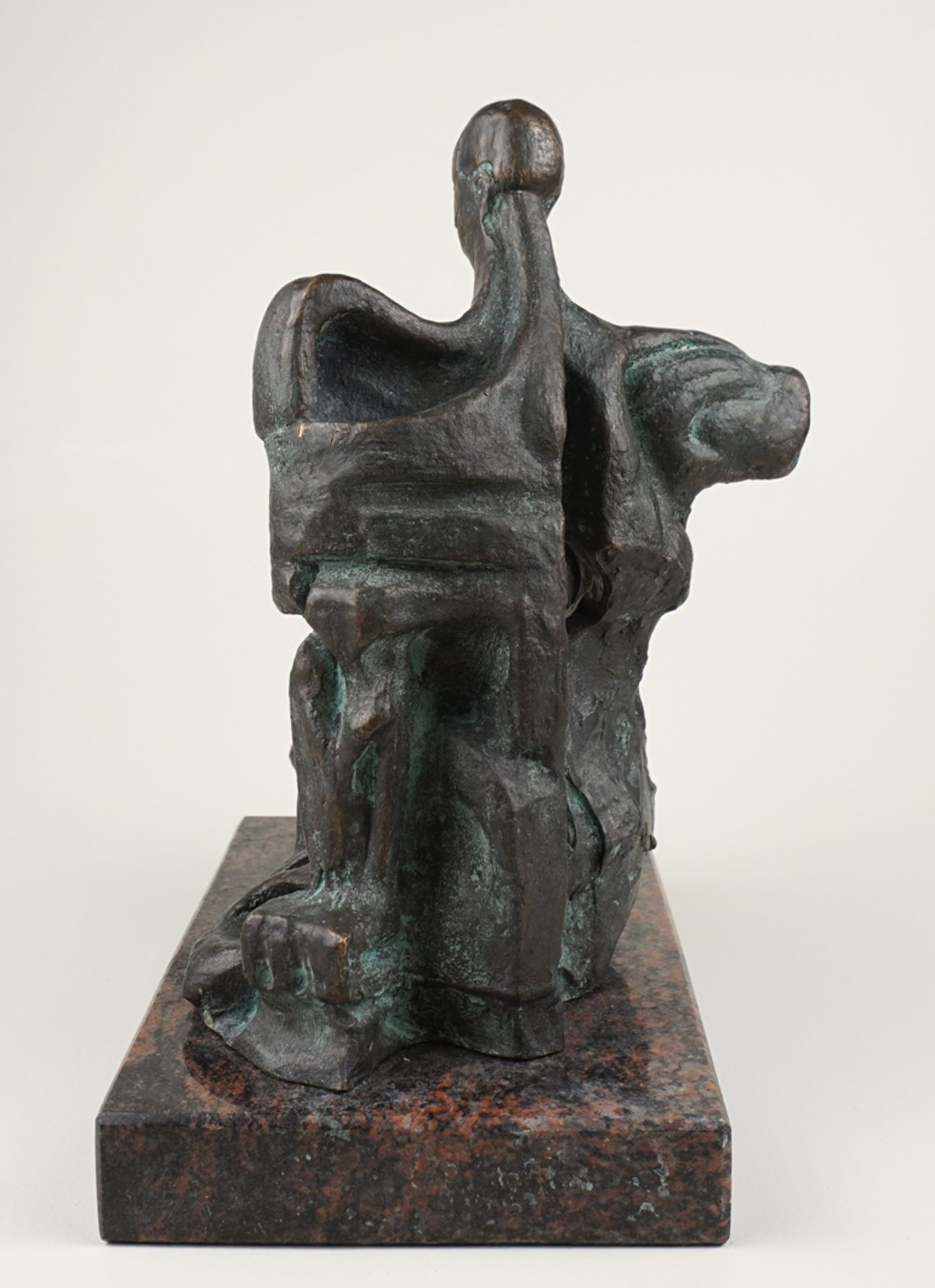 Ernst Neizvestny (1925, Sverdlovsk/RUS - 2016, New York/USA), Bronze "Sitzende", dazu 2x Literatur - Bild 5 aus 6