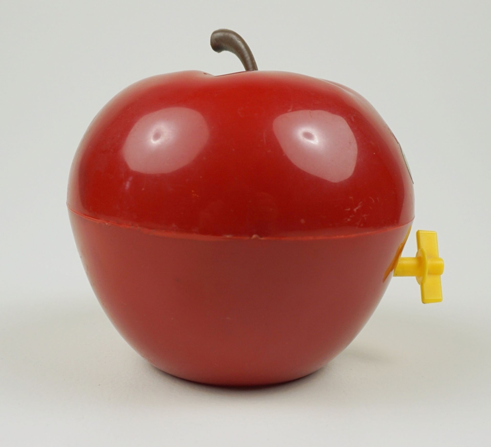 Spardose "Apfel" mit Wurm, Apple Bank, Everlast Toys Nr.0527, Hongkong, 1970er Jahre - Image 3 of 4