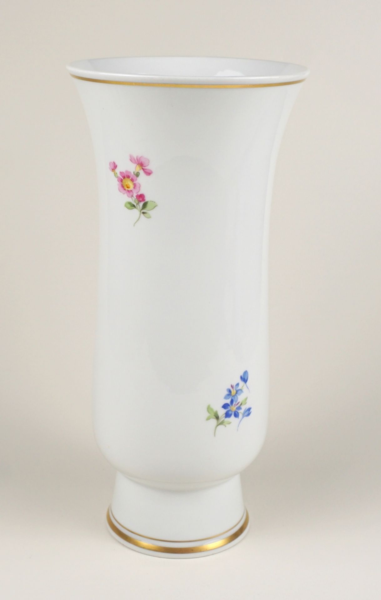 Vase, Dekor Deutsche Blume, Meissen, 2.Hälfte 20.Jh. - Image 2 of 3