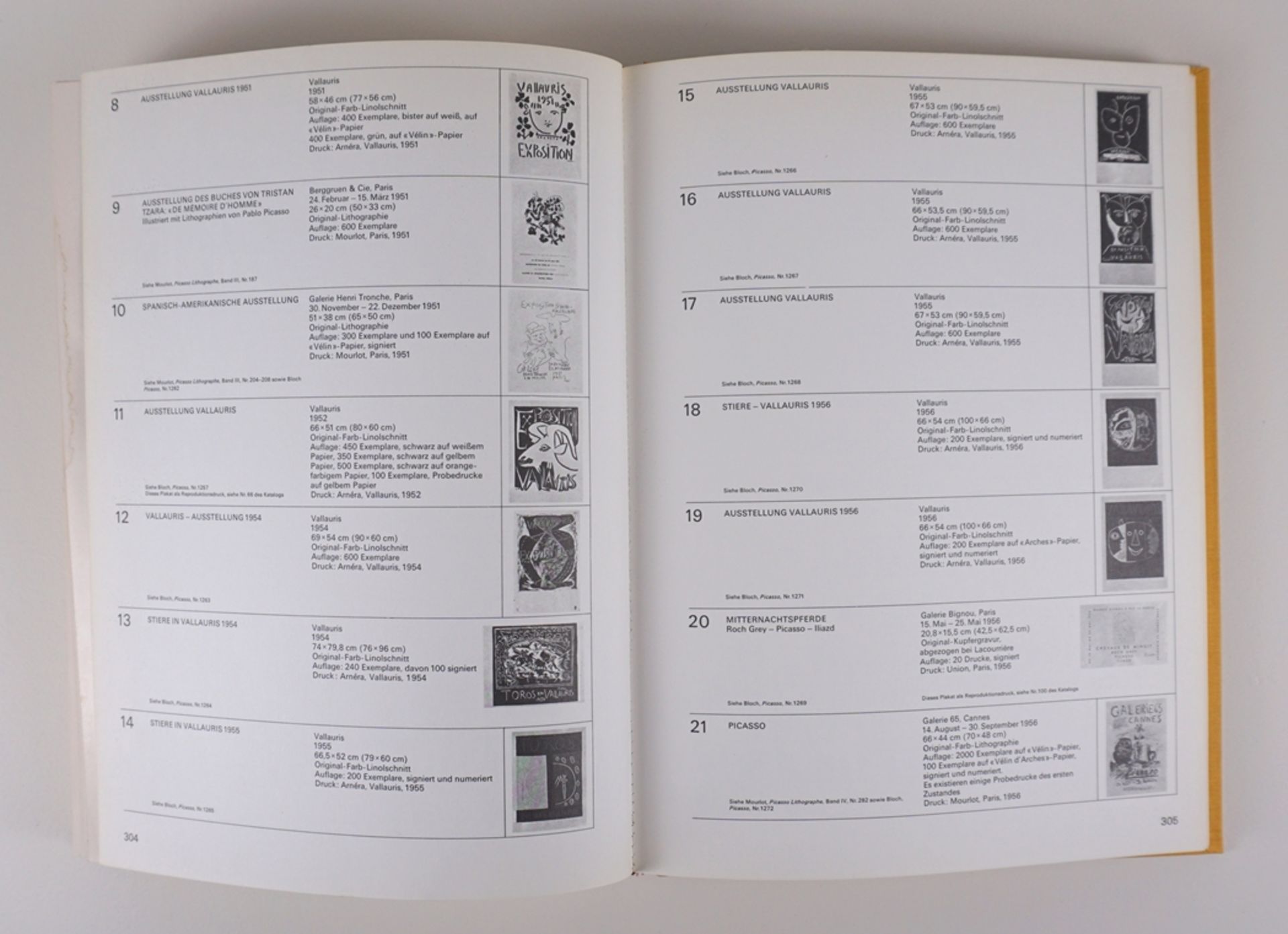 Werkverzeichnis der Picasso-Plakate, Christoph Czwiklitzer, Paris, 1970 - Bild 4 aus 4