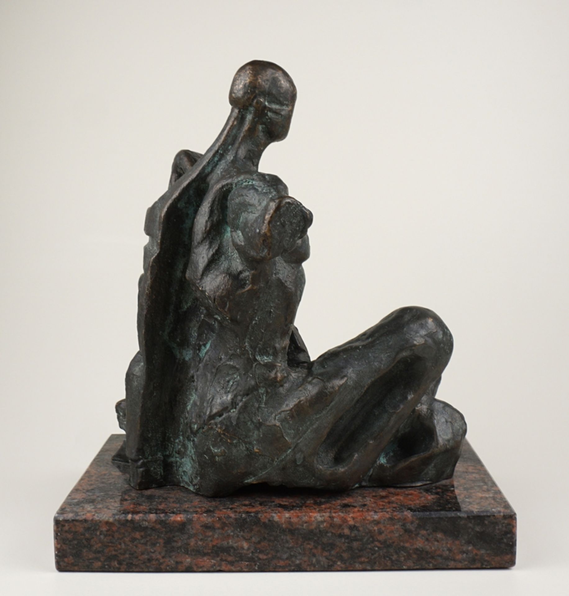 Ernst Neizvestny (1925, Sverdlovsk/RUS - 2016, New York/USA), Bronze "Sitzende", dazu 2x Literatur - Bild 4 aus 6
