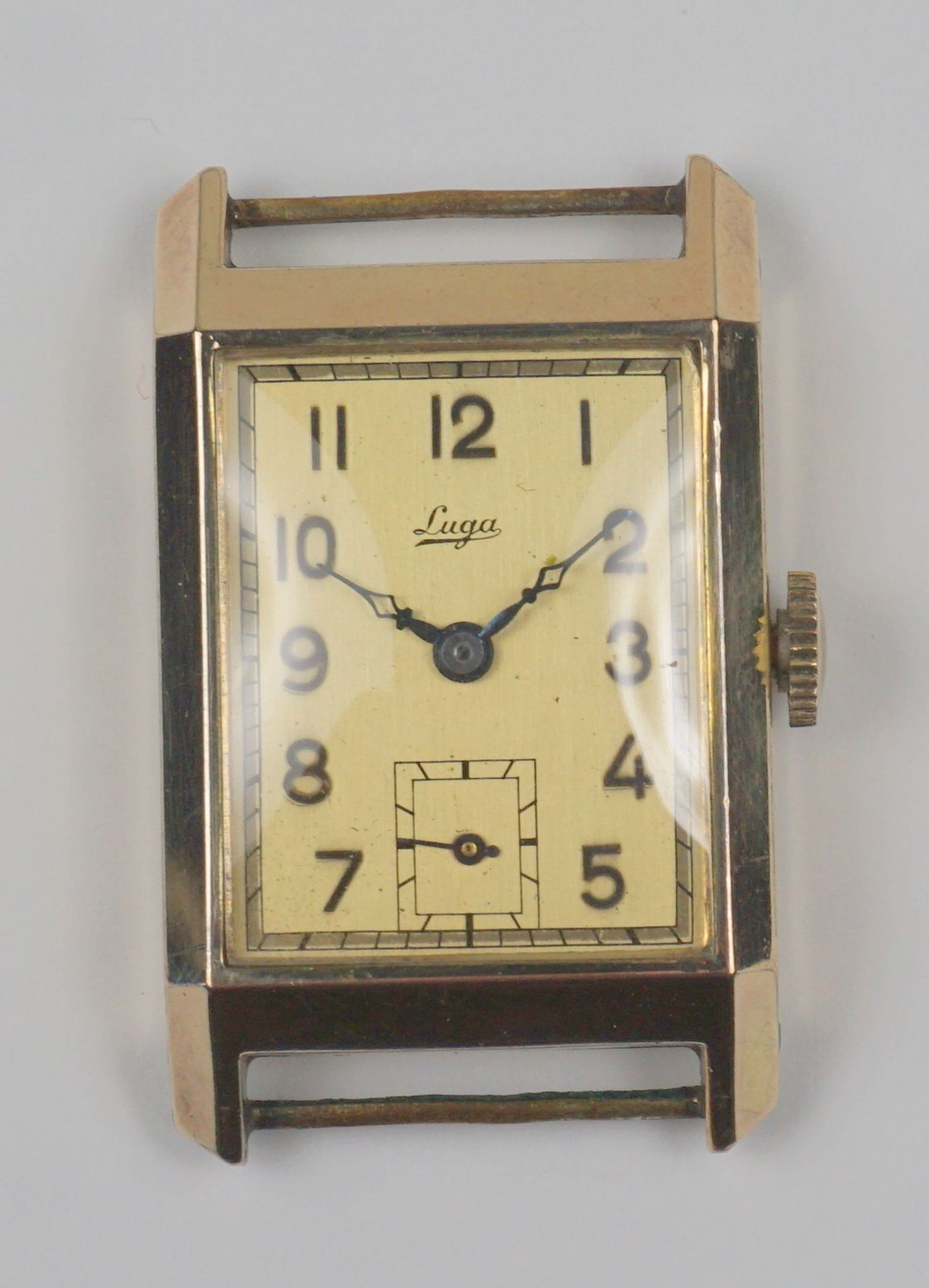 Art déco-Armbanduhr Luga, ca.1940