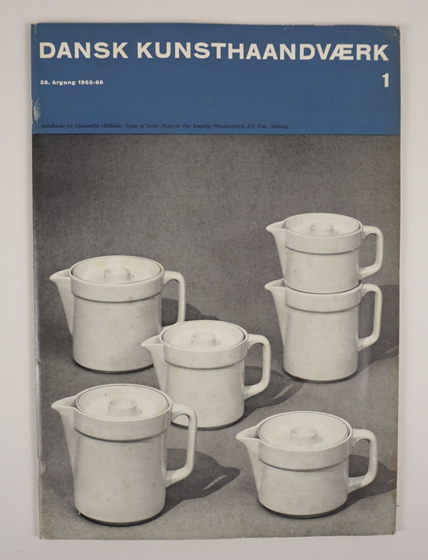 Sammlung Zeitschriften "Dänisches Kunsthandwerk" ("Dansk kunsthaandværk"), komplette Jahrgänge 1955 - Bild 4 aus 9