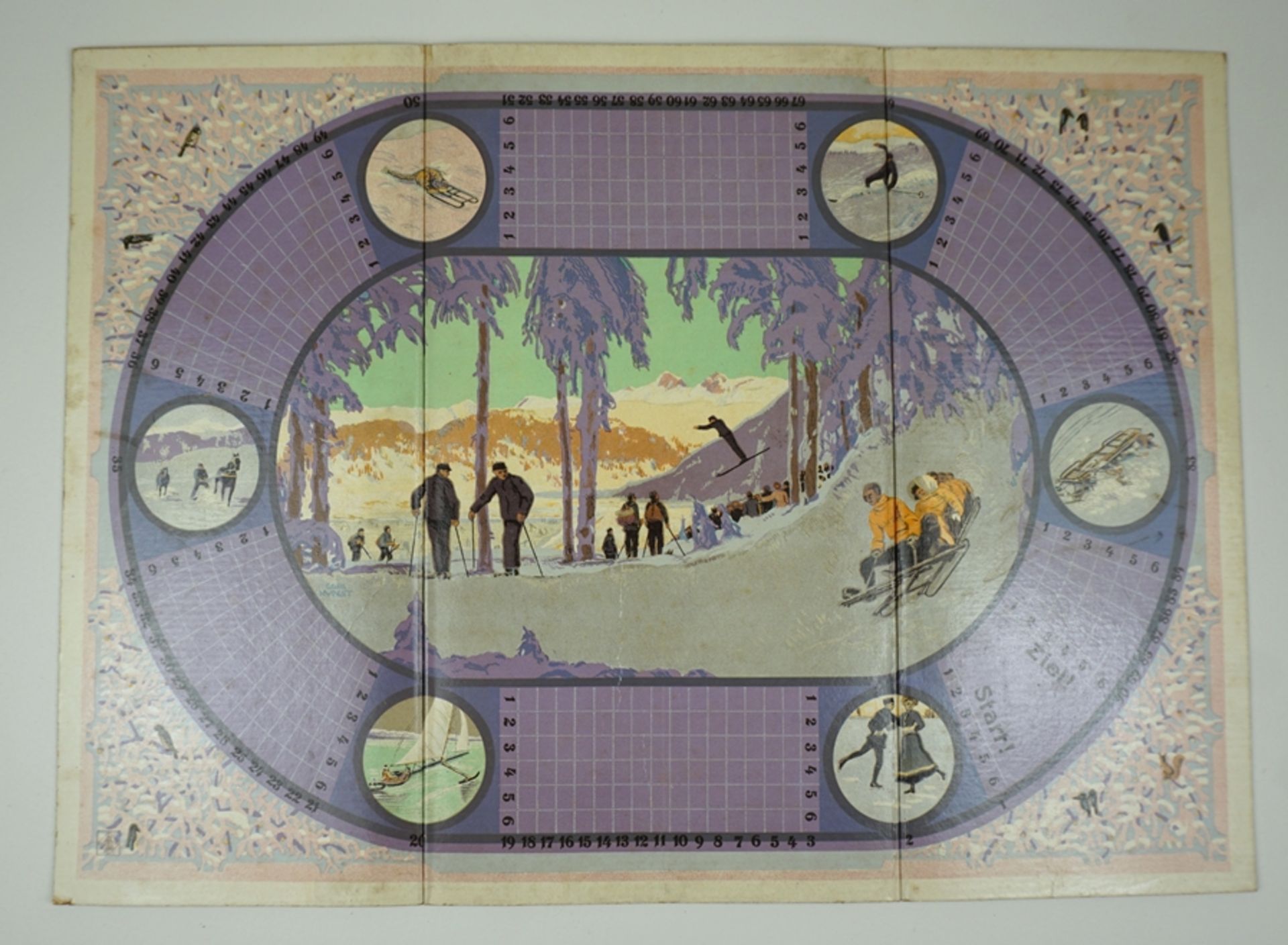 Konvolut Brettspiele, diverse Spielfiguren und 9 Würfel, 1930 bis 1950er Jahre - Image 11 of 13