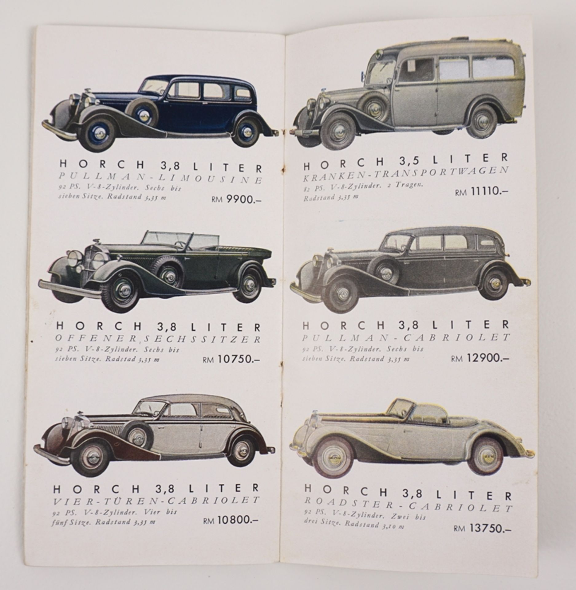Verkaufsprospekt "Das Programm der Auto-Union", 1939 (o.Jz.) - Bild 2 aus 3