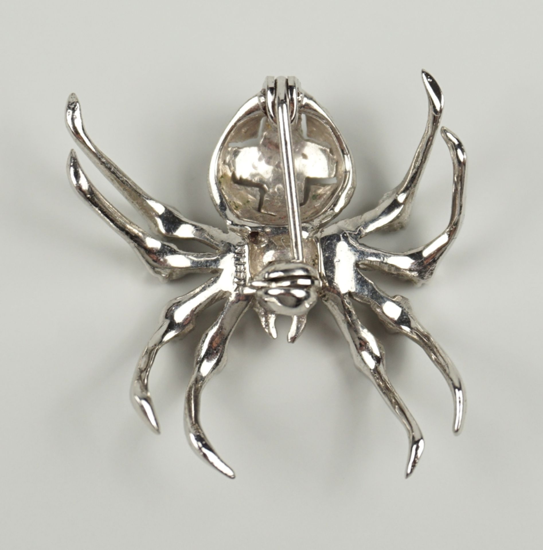 Brosche "Spinne" mit Markasiten, Sterlingsilber - Bild 3 aus 3