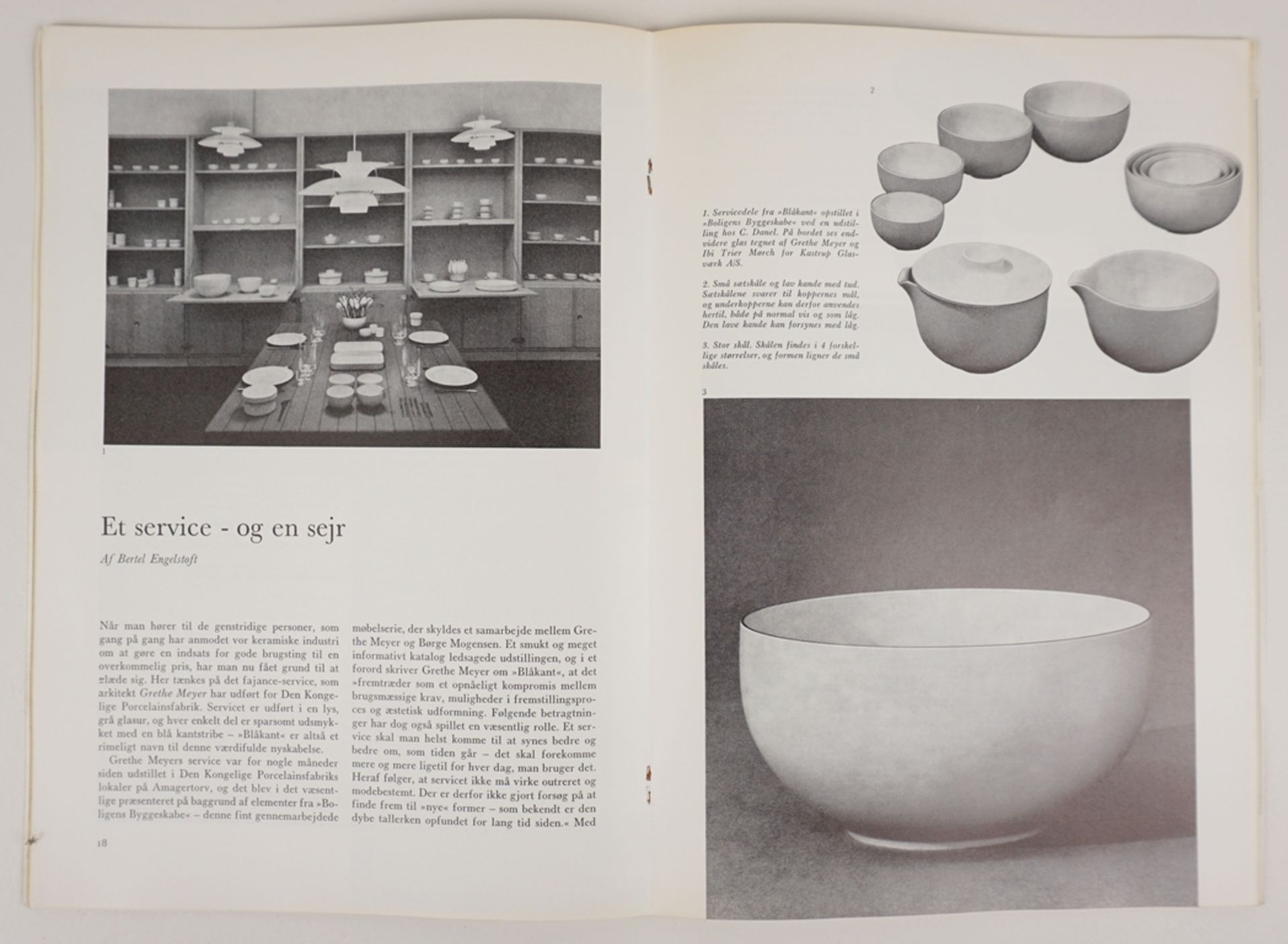 Sammlung Zeitschriften "Dänisches Kunsthandwerk" ("Dansk kunsthaandværk"), komplette Jahrgänge 1955 - Bild 9 aus 9