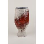 Vase mit Ochsenblutglasur, Fridegart Glatzle für Karlsruher Majolika, 1960er/1970er Jahre