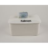 Dose "Rollmops", Keramik, um 1930/1940