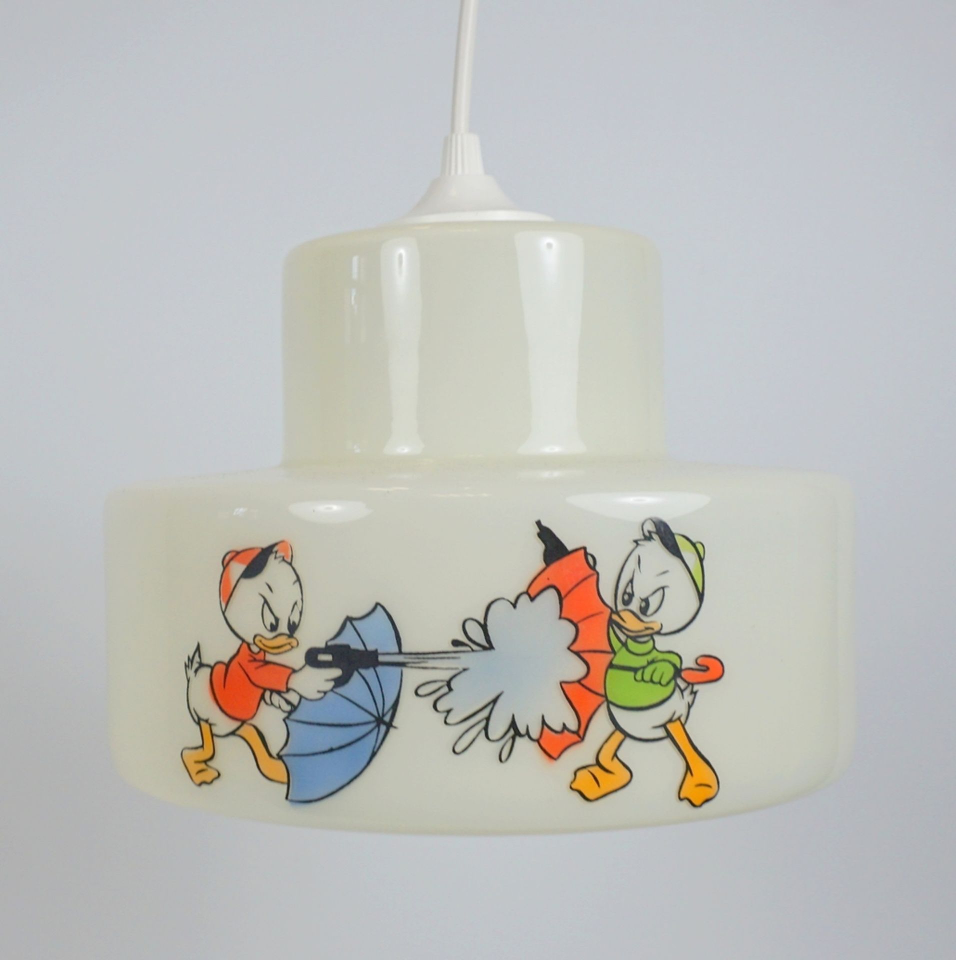 Deckenleuchte "Ducktales", wohl DORIA, 1950er Jahre