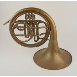 Blasinstrument Horn, Josef Glassl, Musik- u.Instrumentenfabrik Graslitz, Böhmen, 1920er/1930er Jahr