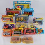 Großes Konvolut: 21 Matchbox in OVP, Streak Loop Matchbox, 2 GAMA-Modellautos in OVP und diverse be