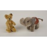 STEIFF Teddy und Elefant, 1.Hälfte 20.Jh.