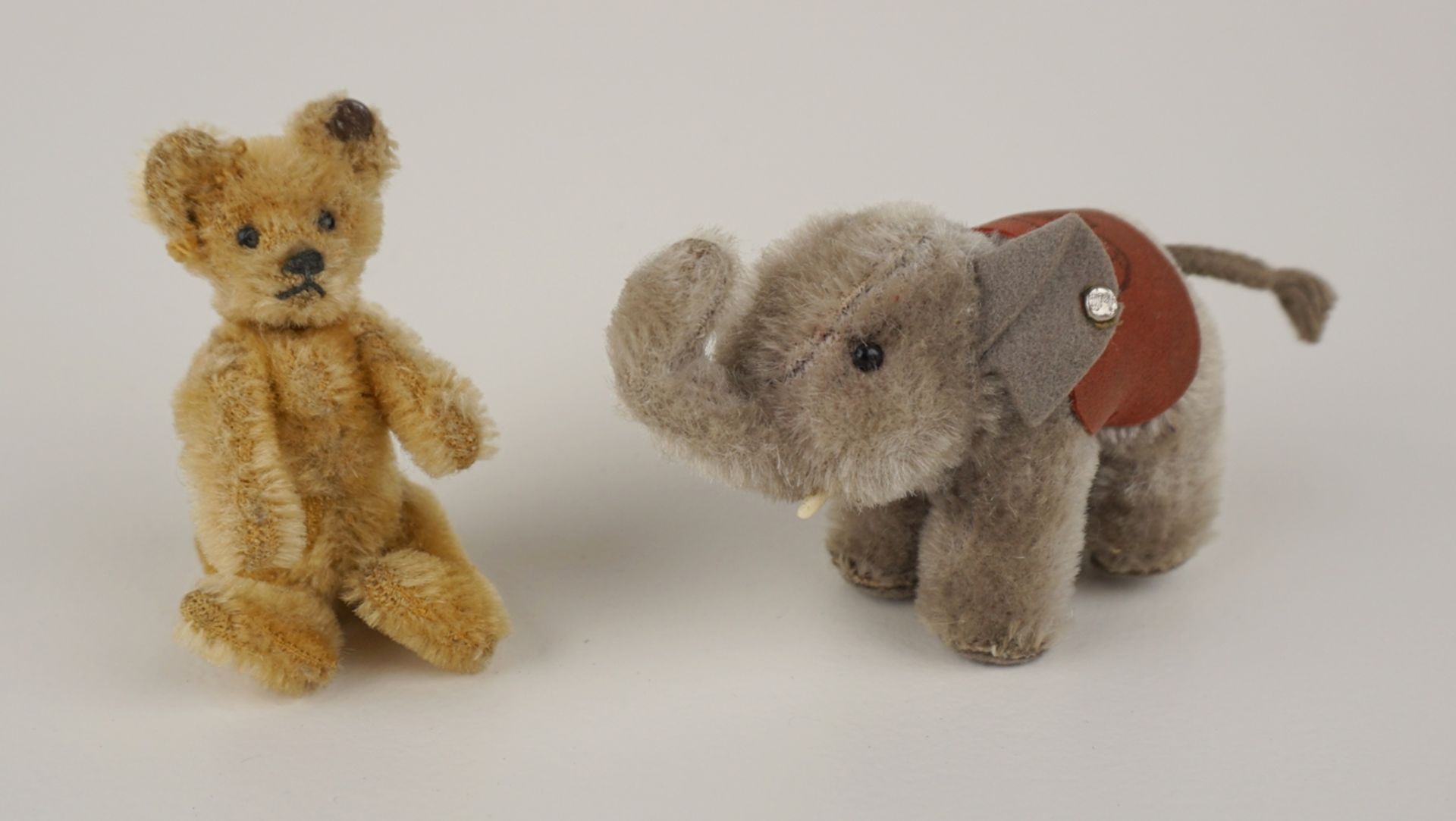 STEIFF Teddy und Elefant, 1.Hälfte 20.Jh.