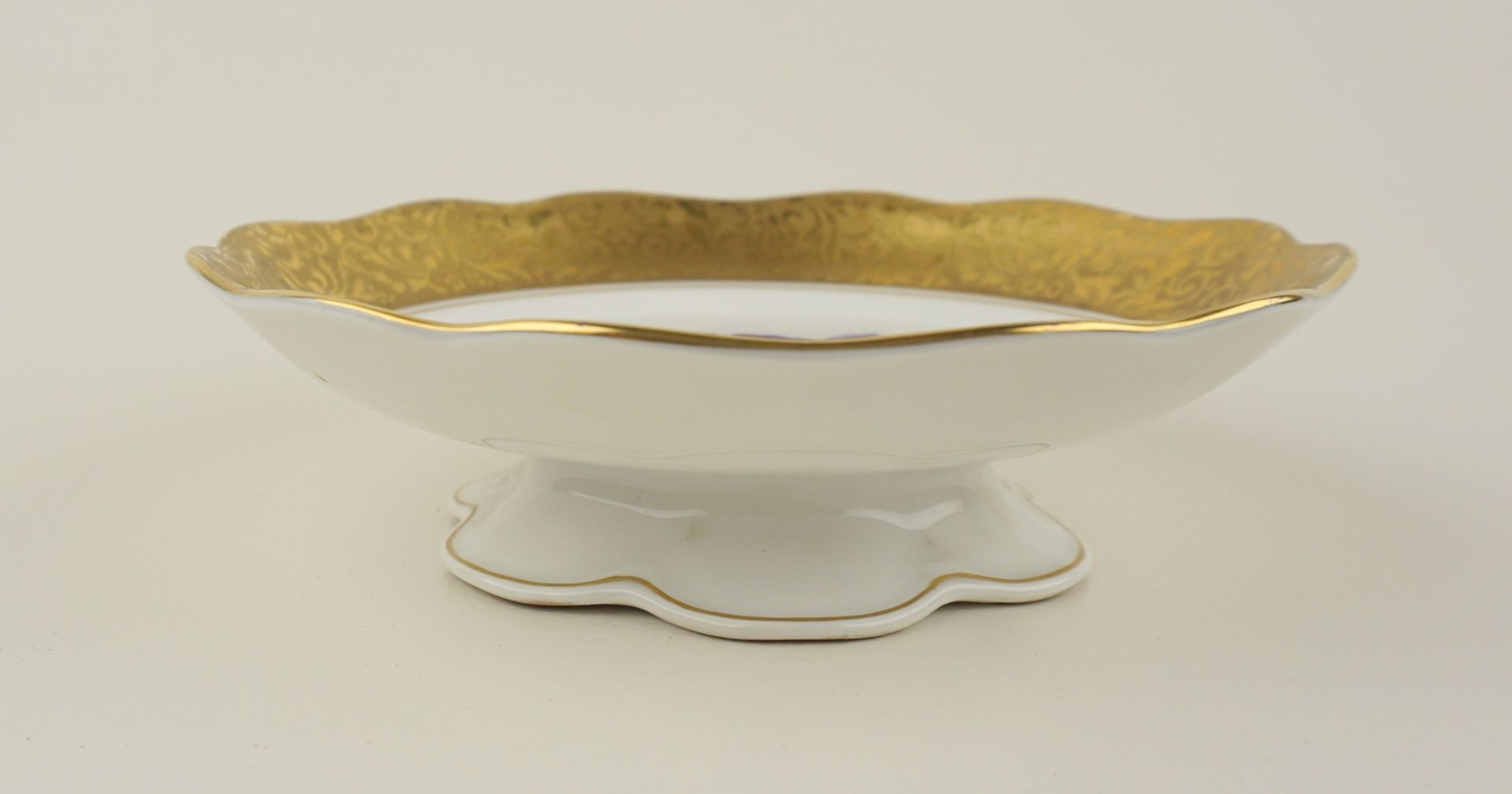 7-tlg. Konfektschalensatz, Dekor Alt Brabant Gold, Bauer, Rosenthal&Co, 1901-1927, Kronach - Image 2 of 2