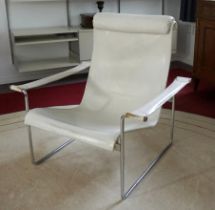 weißer Lounge Chair D99 mit Hochlehne, Hans Könecke für Tecta, 1960er Jahre