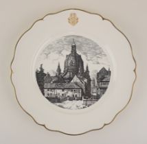 Wandteller "Frauenkirche in Dresden", Villeroy& Boch, Dresden