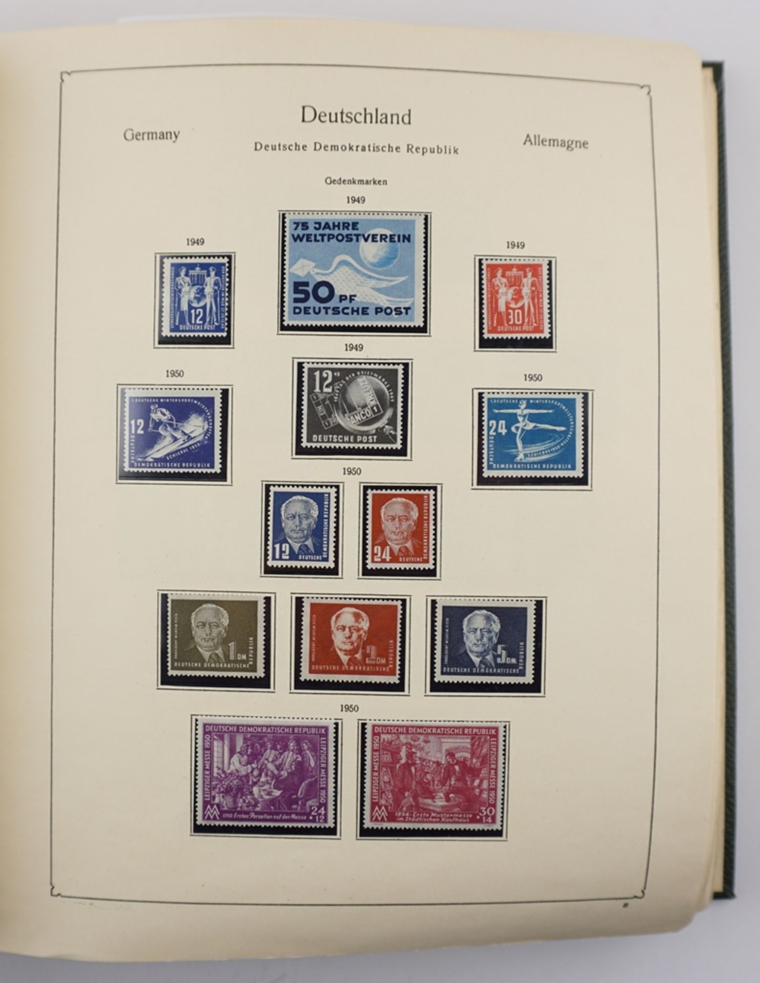 2 Alben Briefmarken DDR von 1949 - 1978 und Alliierte Besetzung sowjetische Zone, Beigabe: 3 Alben  - Bild 2 aus 3