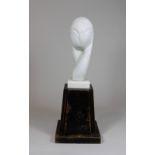Wohl Constantin Brancusi (französisch/rumänisch, 1876 - 1957), Skulptur, Frauenkopf, Marmor, 1939,