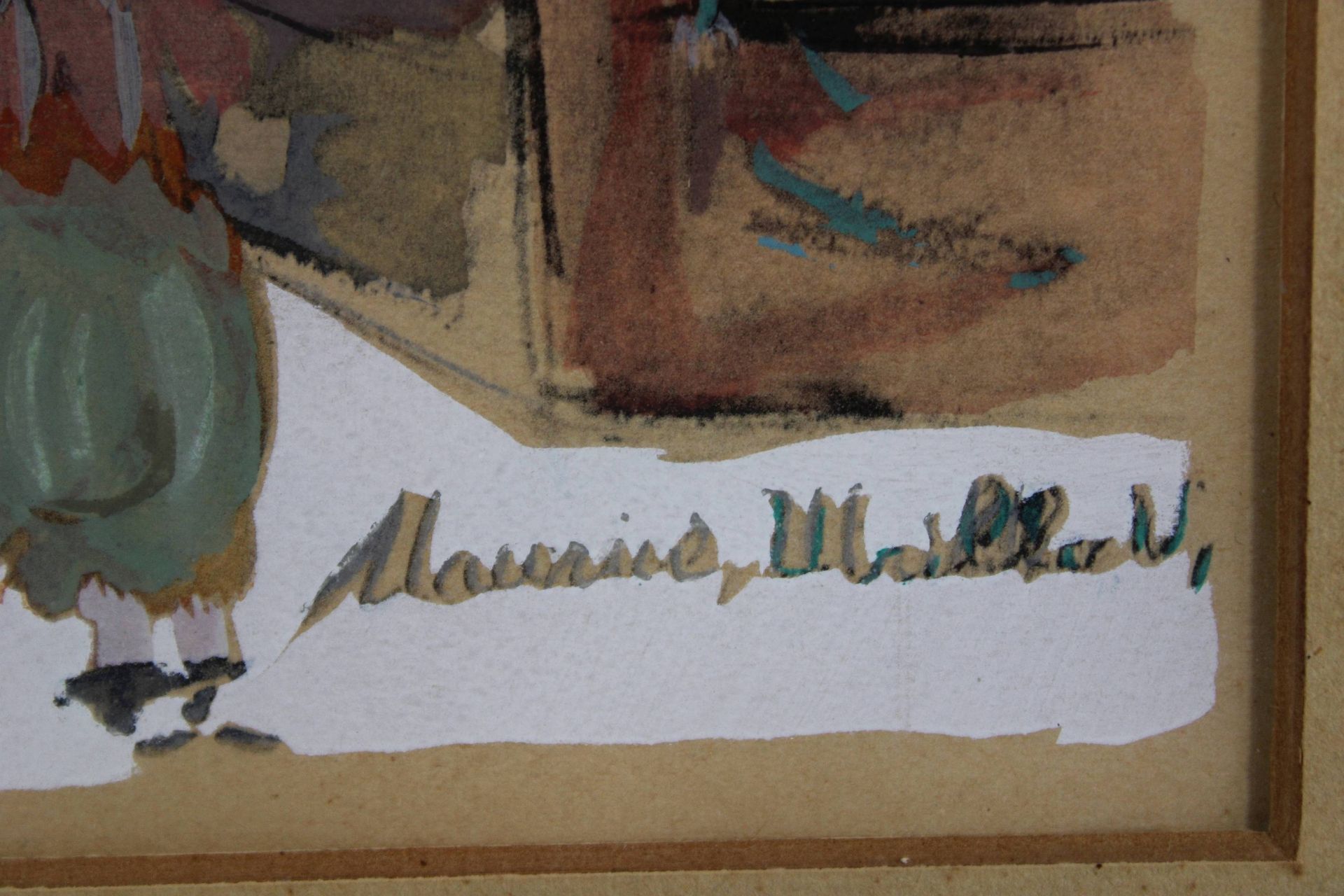 Maurice Utrillo (französisch, 1883-1955), Rue Saint Rustique,Lithographie, handkoloriert, Unten - Image 3 of 3