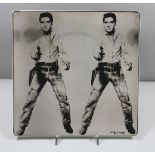 Andy Warhol (amerikanisch, 1928-1987), Elvis Platin, Wandteller, Rosenthal Studio Line,