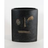 Rosenthal Vase, Rosenthal Studio Line, Porcelaine Noir, Designer: Else Fischer, Maße: H. 17 cm, B.