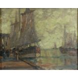 Arthur Alexander Bante (deutsch, geb. 1887), Segelboot, Öl auf Leinwand, unten links signiert, Maße: