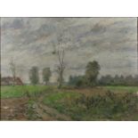 M. Bane, Landschaft, Öl auf Leinwand, unten links signiert, Maße: 60 x 80 cm, Rahmen: 103 x 82 cm.