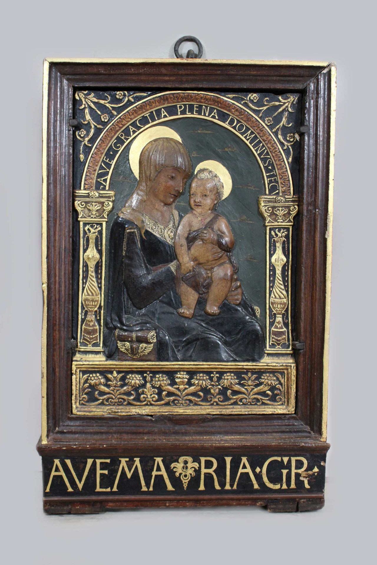 Madonna mit Kind, um 18./19. Jh., nach Antonio Rossellino (italienisch, 1427 - 1479), aus St.